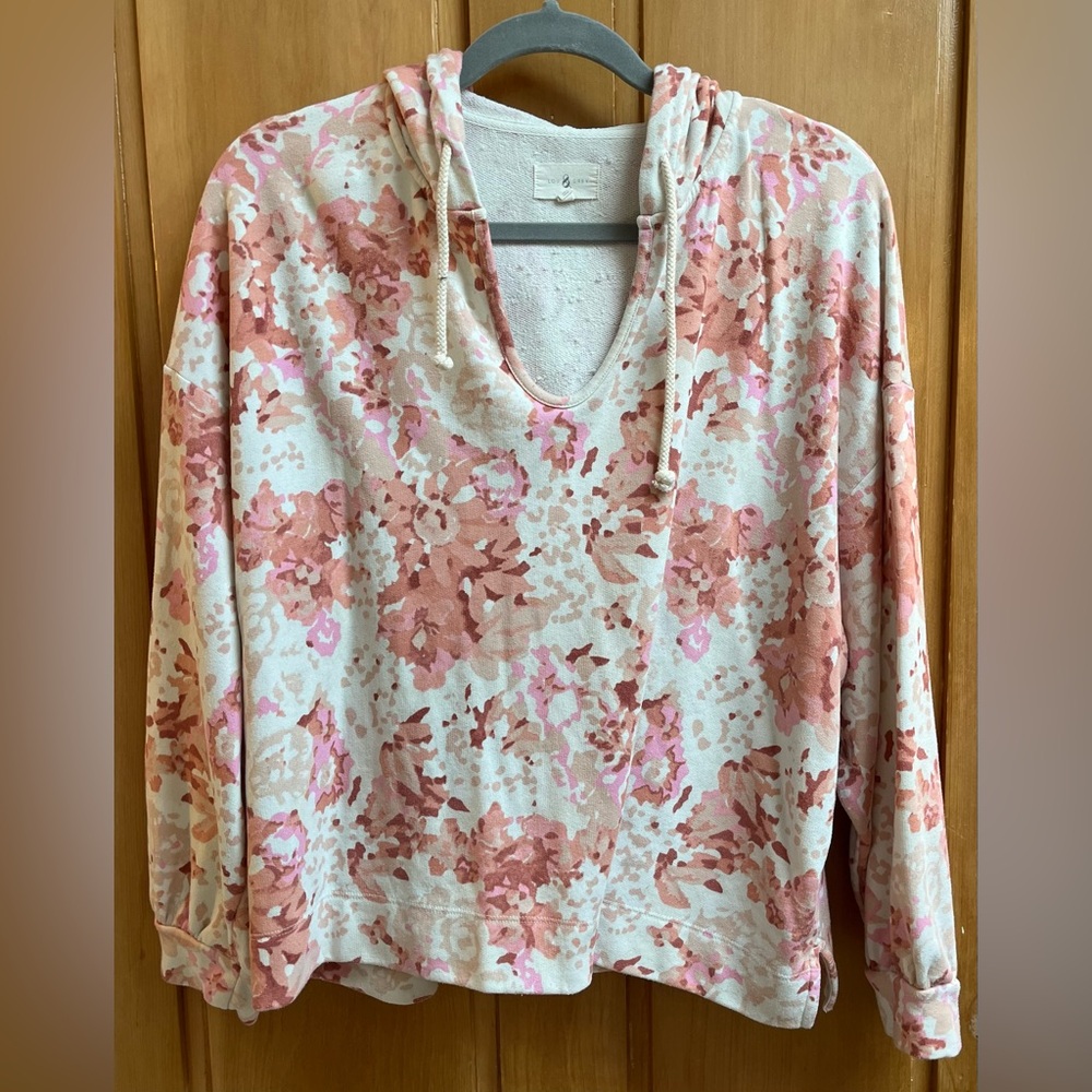 Lou & Grey Terry Floral Sweatshirt